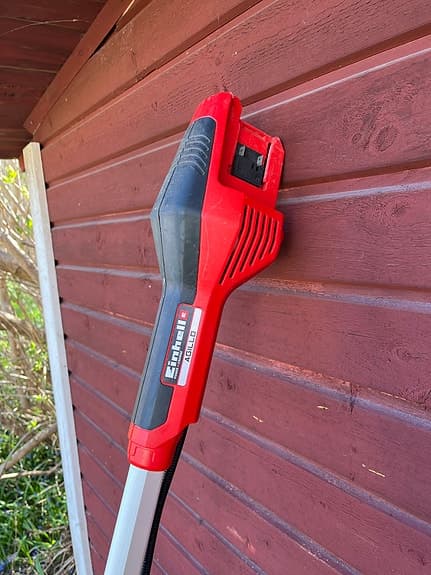 Einhell grästrimmer eldriven med sele