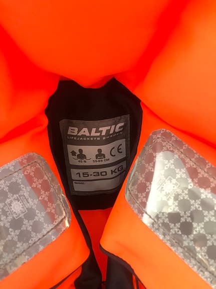 Baltic flytväst barn 15–30 kg orange