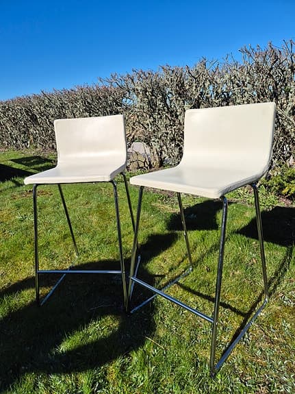 6 st Ikea Bernhard Barstolar