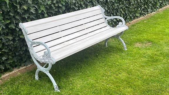 Parkbänk modell antik Stationssoffa