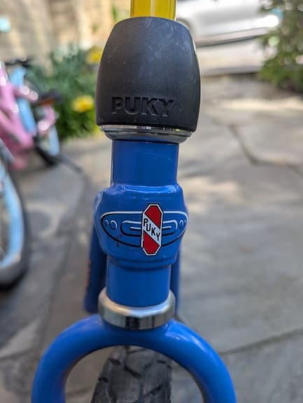 Puky balanscykel blå/gul