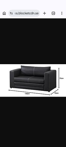 Askeby Bäddsoffa från Ikea
