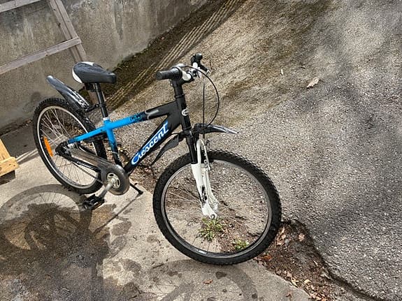Crescent barncykel 24" blå/svart