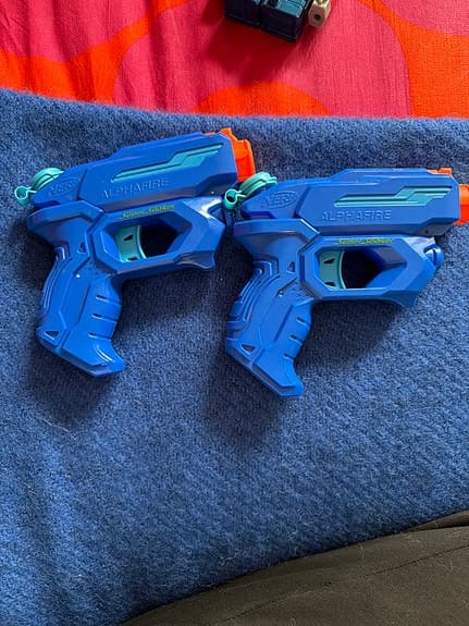 Nerf Alphafire Sonic Ice leksakspistoler blå