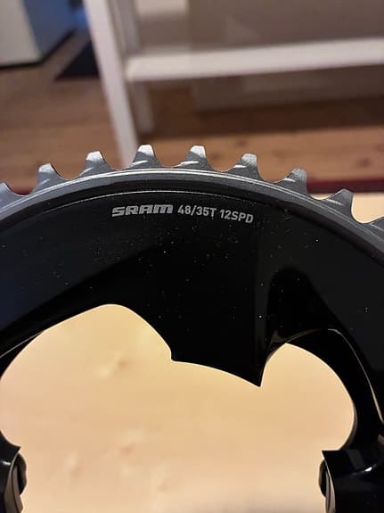 SRAM Force 48/35T 12spd klinga för landsväg
