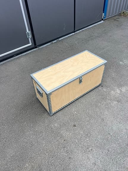 Förvaringslåda i plywood