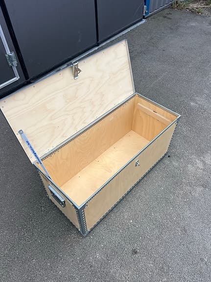 Förvaringslåda i plywood