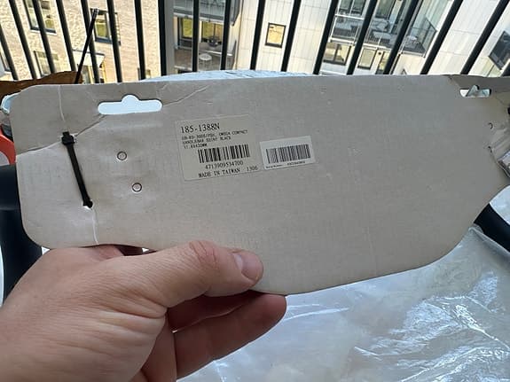 FSA Omega Compact racerstyre 420mm 31,8 svart