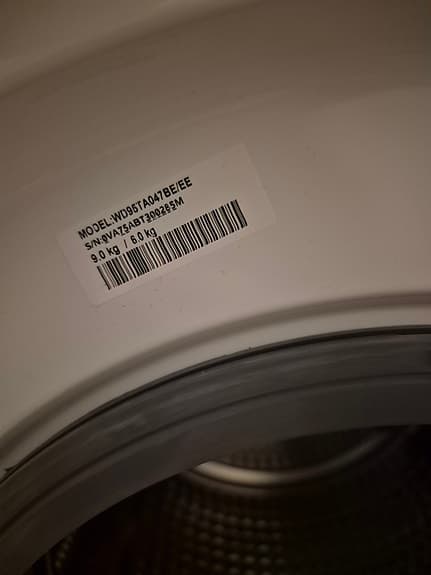 Samsung kombinerad tvätt- och torktumlare