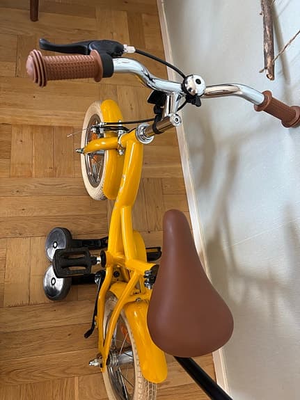 Stoy 12" Cykel Vintage Gul