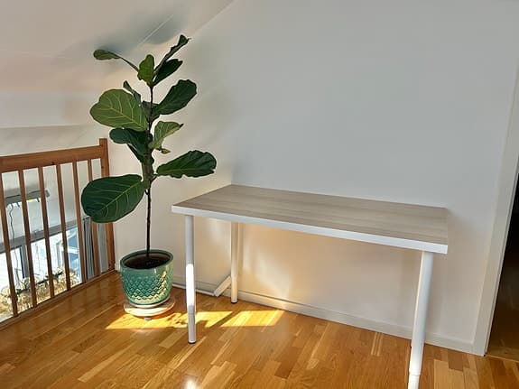 Skrivbord 120x60, manuellt höj/sänkbart