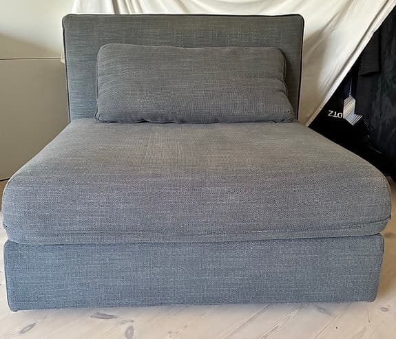 IKEA VALLENTUNA fåtölj grå – bra skick