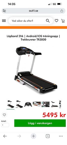 Trekkrunner TR3000 löpband