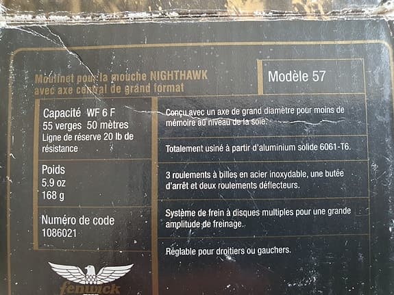 2 st Fenwick Nighthawk 57 flugrulle