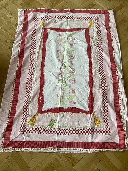 Äldre Marimekko påslakan, för barn, rent och fräsch