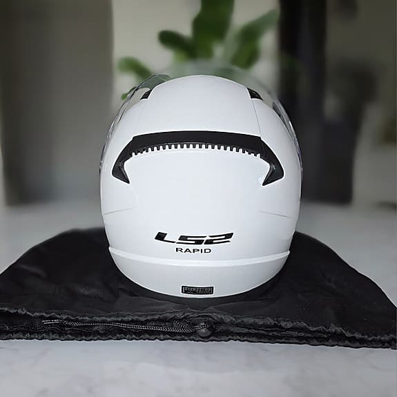 LS2 Rapid vit MC & moped-hjälm