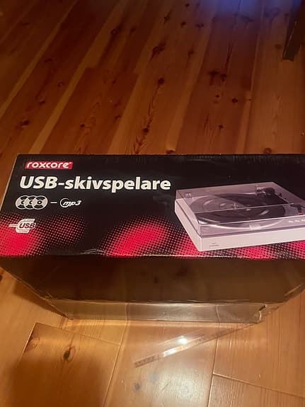 Roxcore USB- skivspelare Helt Ny!
