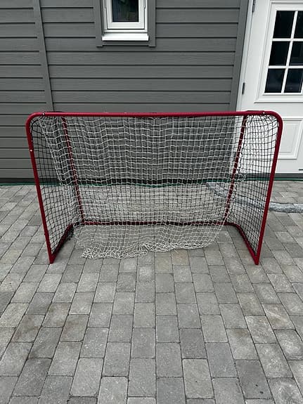 Innebandymål röd med nät