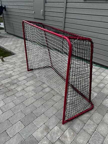 Innebandymål röd med nät