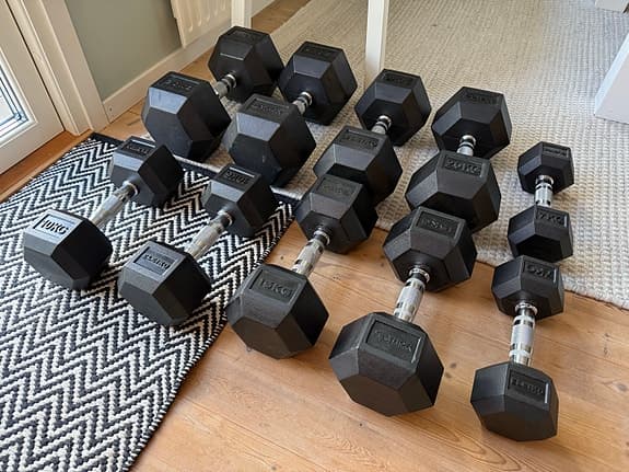 Hexhantlar Eleiko/Thor Fitness 7-30 kg