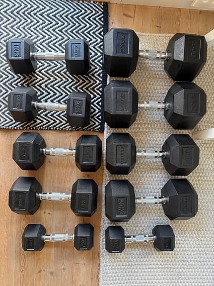 Hexhantlar Eleiko/Thor Fitness 7-30 kg