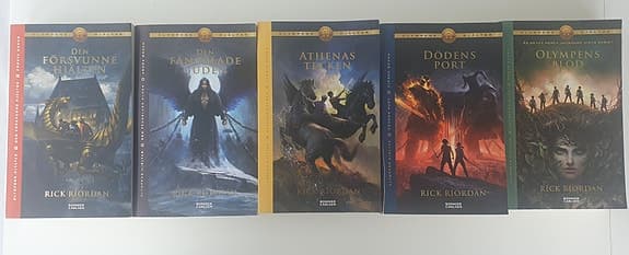 Rick Riordan serier - Percy Jackson mfl