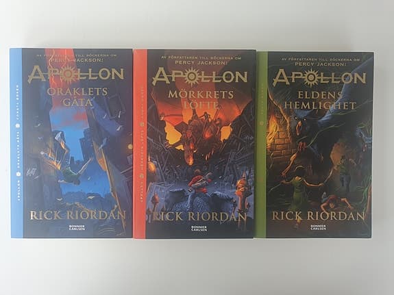 Rick Riordan serier - Percy Jackson mfl