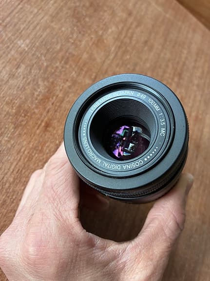 Cosina 100mm f/3.5 Macro objektiv (Canon EF)