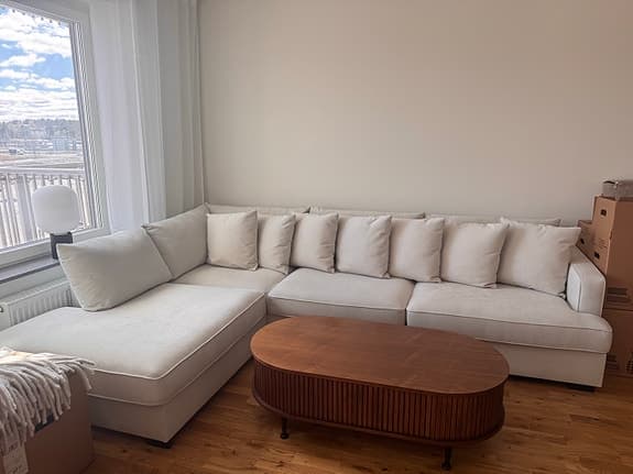 Rossita 4-sits divansoffa – beige