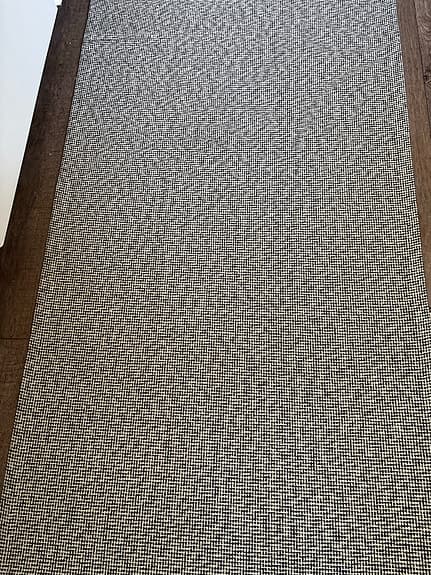 IKEA VINDUM matta gångmatta 80x250 cm beige svart
