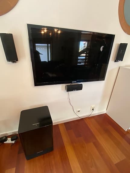 Denon AVR-X550BT med Harman högtalarsystem – komplett hemmabio