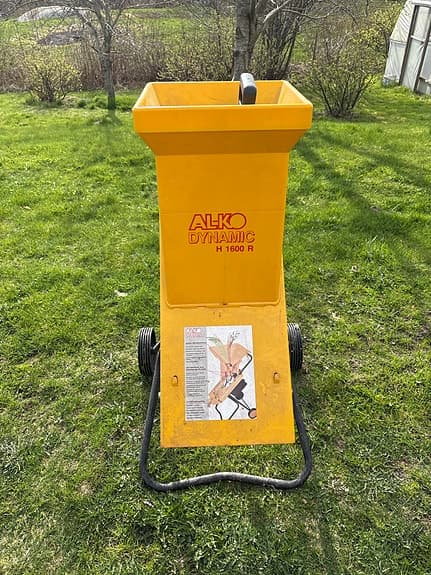 AL-KO Dynamic H 1600 R kompostkvarn flismaskin gul