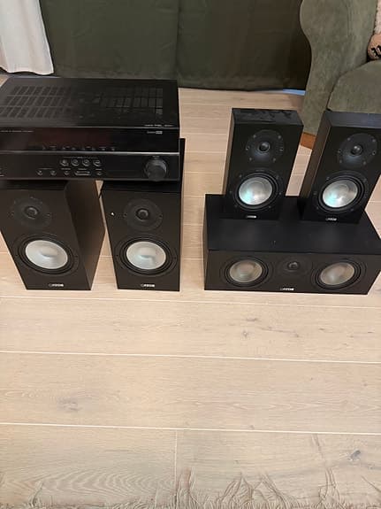 Yamaha förstärkare med högtalarpaket (Canton)