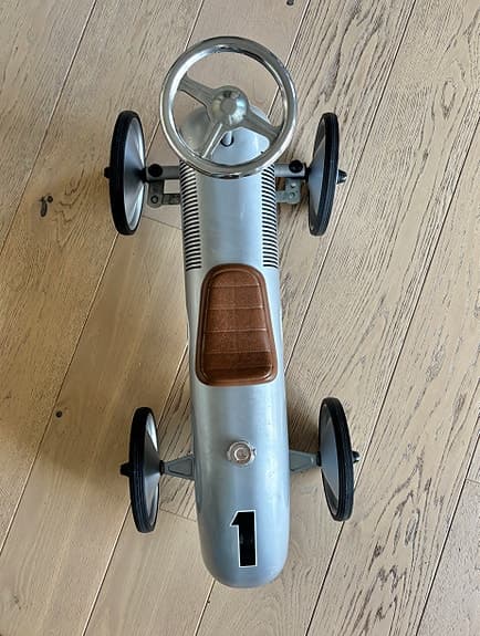 Retro Roller Gåbil Jean Silver