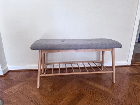 Sittbänk/skohylla vandsted