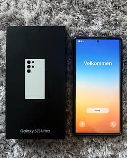 Samsung Galaxy S23 Ultra 512GB – Vit – Nyskick – Komplett med tillbehör