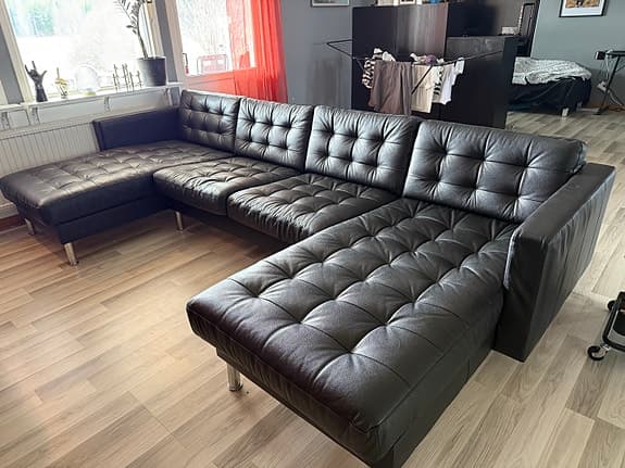 Landskrona med dubbla divan, som ny