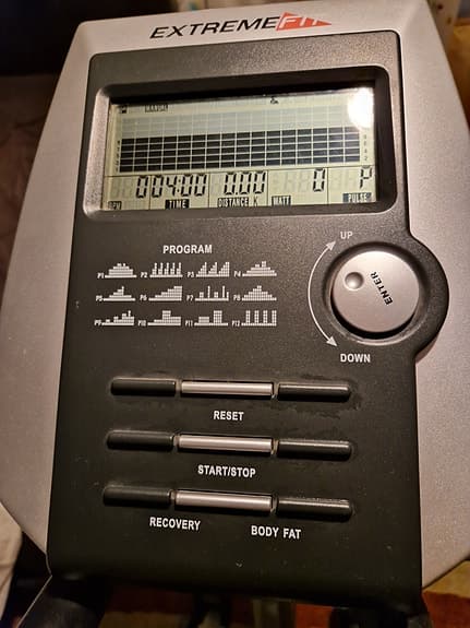 Crosstrainer med träningsdator