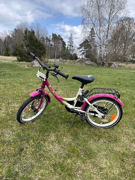 Barn cykel rosa