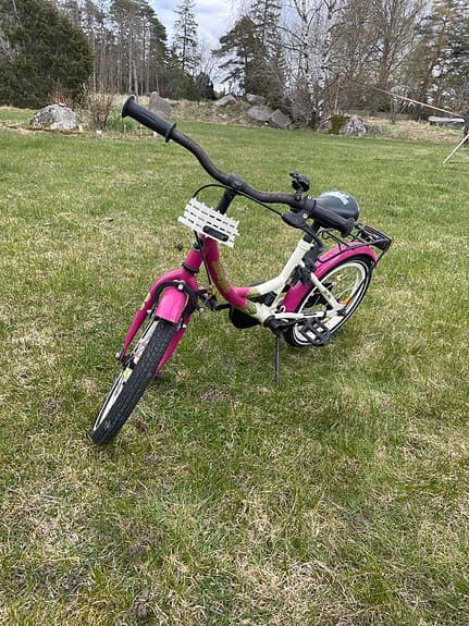 Barn cykel rosa