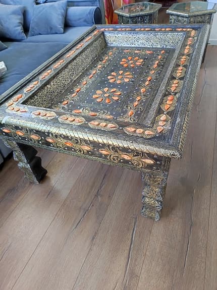 Unikt handgjort soffbord från Marrakech