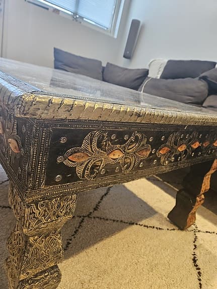 Unikt handgjort soffbord från Marrakech