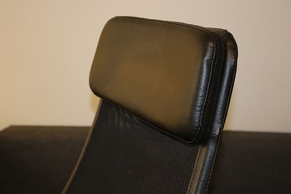 IKEA kontorsstol svart med hög rygg