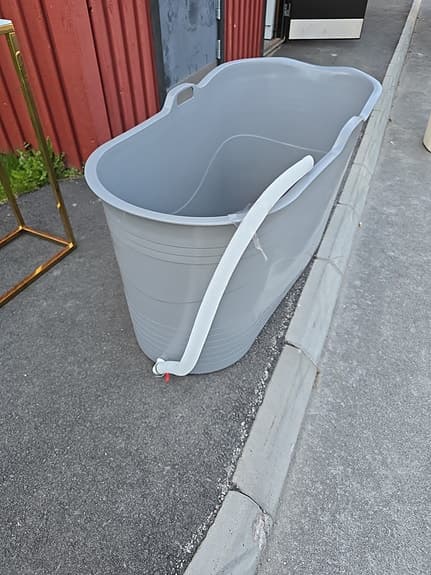 Badhink XL för vuxna, perfekt för trädgård, tvätt eller djur