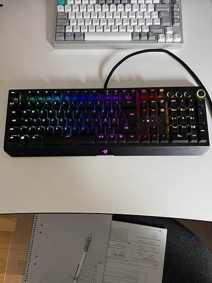 Razer BlackWidow Elite gröna switches