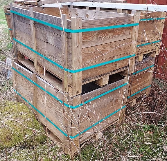 Planteringslåda 1 st i trä oanvända plantering lådor trälådor