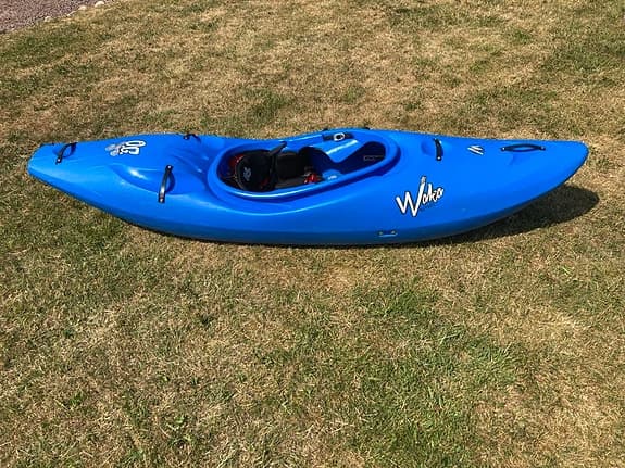 Forskajak, paddel, spraydeck, kastlina, flytpåsar