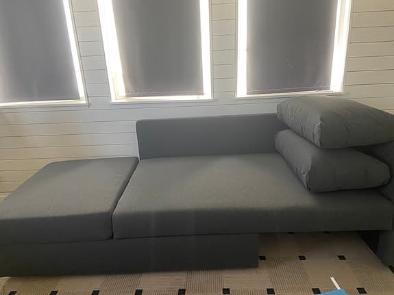 IKEA bäddsoffa grå