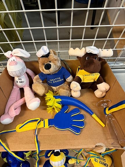 IKEA gosedjur och studentnallar blandat paket