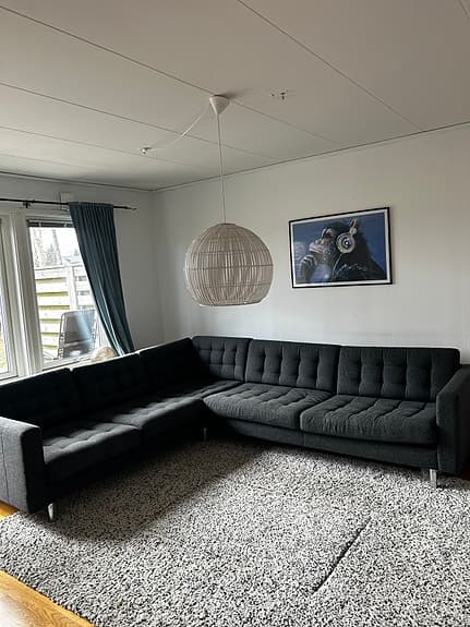 5-sitsig hörnsoffa